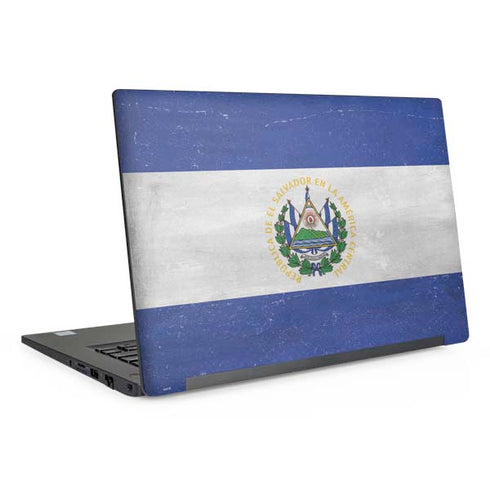 El Salvador Flag Distressed Dell Latitude Skin
